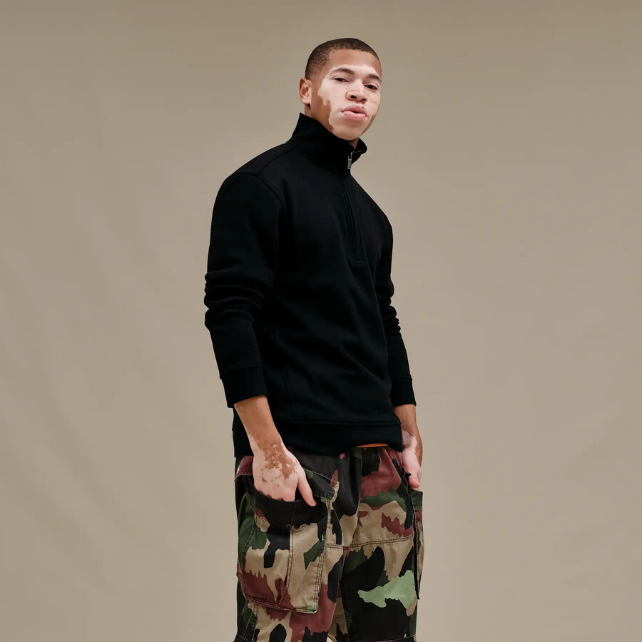 zeke half zip pullover